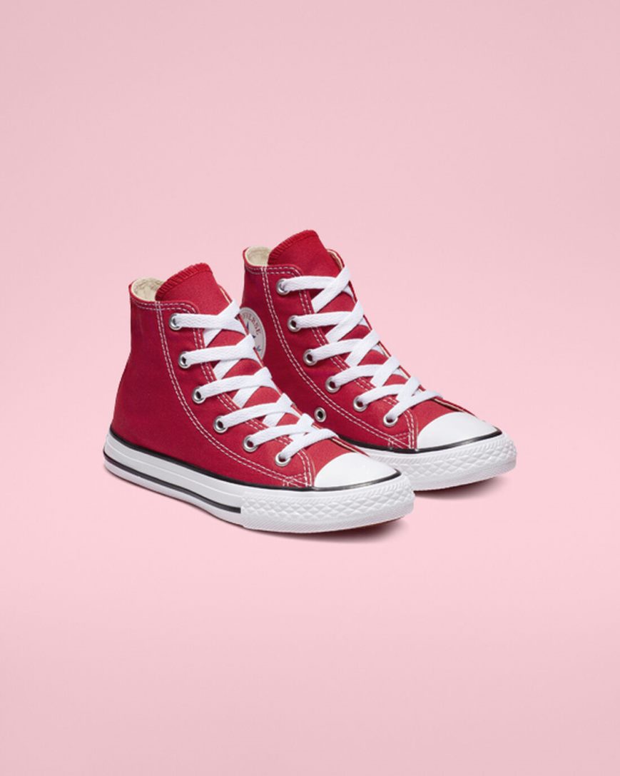 Tenisi Inalti Baieti Converse Chuck Taylor All Star Clasici Rosii | RO 0WZXA914